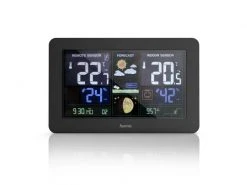 Hama Wetterstation Premium mit LED-Farbdisplay Schwarz -Prüfwerkzeug Verkäufe 140652036 xxl