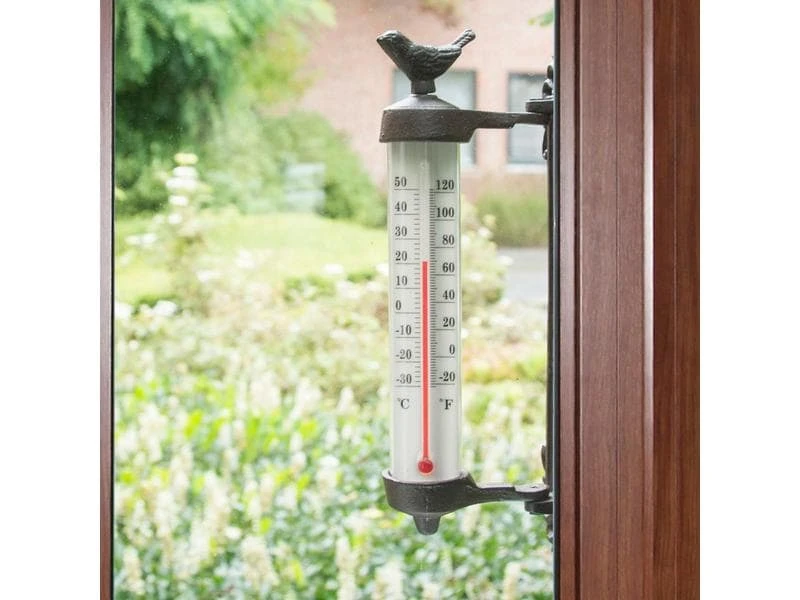 Esschert Design Thermometer Vogel 1 Stück 6 Esschert Design Thermometer Vogel 1 Stück – Bild 4