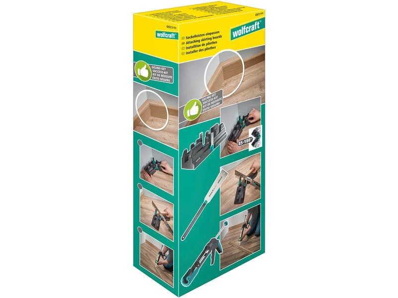 Wolfcraft Geling-Set Sockelleisten 3-teilig 15 Wolfcraft Geling-Set Sockelleisten 3-teilig – Bild 14