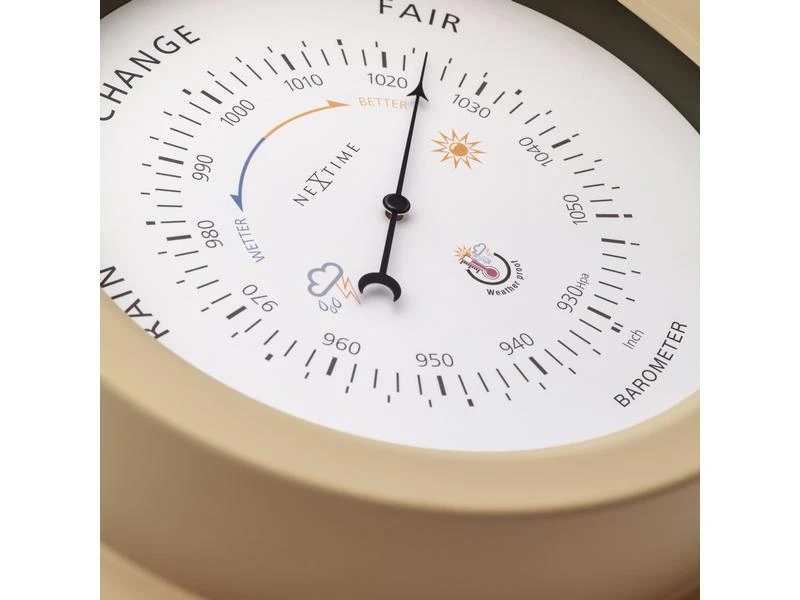 NeXtime Barometer Orchid Ø 22 cm, Braun 8 NeXtime Barometer Orchid Ø 22 cm, Braun – Bild 6