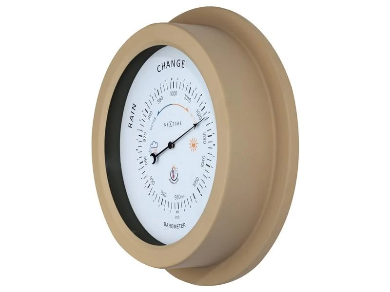 NeXtime Barometer Orchid Ø 22 cm, Braun 4 NeXtime Barometer Orchid Ø 22 cm, Braun – Bild 2