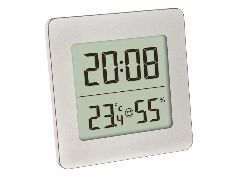 TFA Dostmann Thermo-/Hygrometer Digital Silber 4 TFA Dostmann Thermo-/Hygrometer Digital Silber – Bild 2