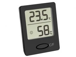 TFA Dostmann Thermo-/Hygrometer Digital Schwarz