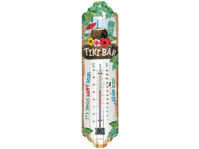 Nostalgic Art Thermometer Tiki Bar 6.5 x 28 cm 3 Nostalgic Art Thermometer Tiki Bar 6.5 x 28 cm
