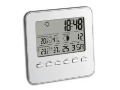 TFA Dostmann Wetterstation Quadro, Silber