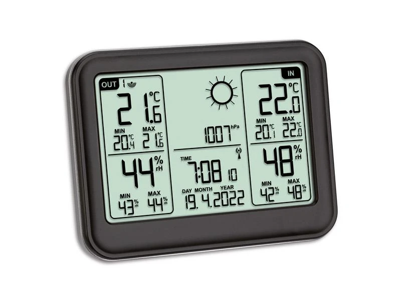 TFA Dostmann Wetterstation Memo, Schwarz 3 TFA Dostmann Wetterstation Memo, Schwarz