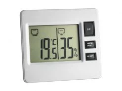 TFA Dostmann Thermo-/Hygrometer Digital, Silber