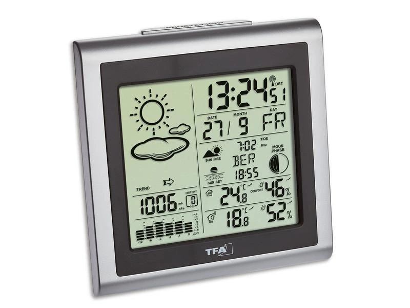 TFA Dostmann Wetterstation Largo, Silber 3 TFA Dostmann Wetterstation Largo, Silber
