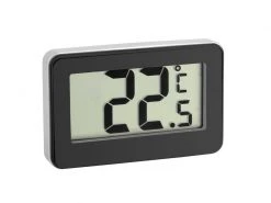 TFA Dostmann Thermometer Digital, Schwarz
