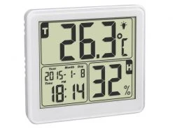 TFA Dostmann Thermo-/Hygrometer Digital, Weiss