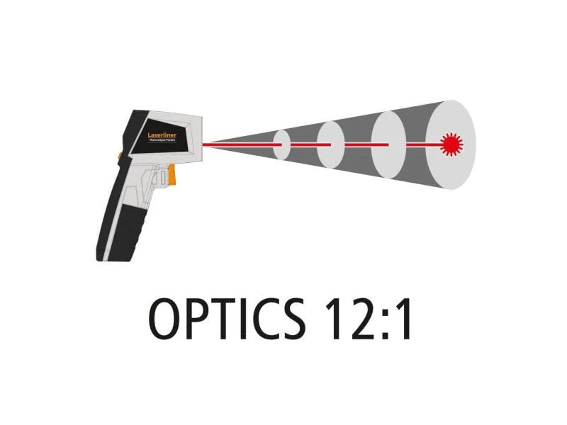 Laserliner Infrarot-Messgerät ThermoSpot Pocket 6 Laserliner Infrarot-Messgerät ThermoSpot Pocket – Bild 4